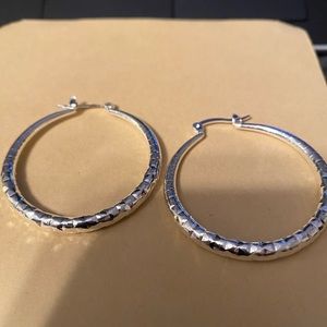 925 silver hoop earrings